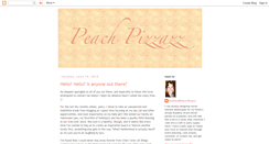 Desktop Screenshot of peachpizzazz.blogspot.com