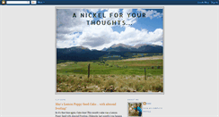 Desktop Screenshot of nickel-thoughts.blogspot.com
