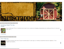 Tablet Screenshot of barnscrapper.blogspot.com