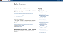Desktop Screenshot of julinainsurance.blogspot.com