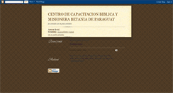 Desktop Screenshot of betaniadeparaguay.blogspot.com
