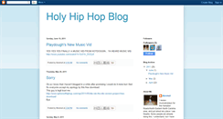 Desktop Screenshot of holyhiphope.blogspot.com