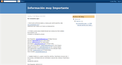Desktop Screenshot of informacinmuyimportante.blogspot.com