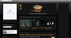 Desktop Screenshot of cinema4dnews.blogspot.com