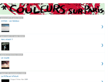 Tablet Screenshot of couleurssurparis.blogspot.com