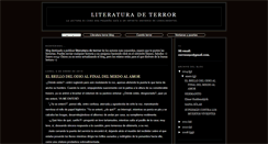 Desktop Screenshot of literaturaterror.blogspot.com