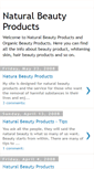 Mobile Screenshot of organic-beauty-products.blogspot.com