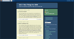 Desktop Screenshot of newthingsfor2008.blogspot.com