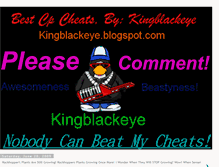 Tablet Screenshot of kingblackeye.blogspot.com