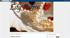 Desktop Screenshot of blogdaeslybarros.blogspot.com