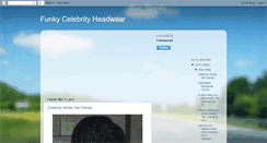 Desktop Screenshot of celebrityheadwear.blogspot.com