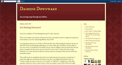 Desktop Screenshot of dashingdownward.blogspot.com