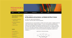 Desktop Screenshot of pedagogicasaber.blogspot.com