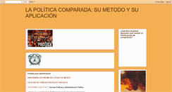 Desktop Screenshot of politicacomparadauaem.blogspot.com