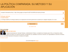 Tablet Screenshot of politicacomparadauaem.blogspot.com