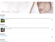 Tablet Screenshot of maisie-days.blogspot.com