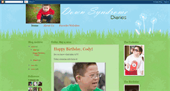 Desktop Screenshot of downsyndromediaries.blogspot.com