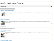 Tablet Screenshot of designpublicitariocreativo.blogspot.com