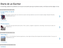 Tablet Screenshot of diarioescritor.blogspot.com