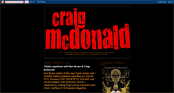 Desktop Screenshot of craigmcdonaldbooks.blogspot.com