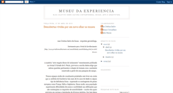 Desktop Screenshot of museudaexperiencia.blogspot.com