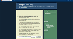 Desktop Screenshot of michigancasinoblog.blogspot.com