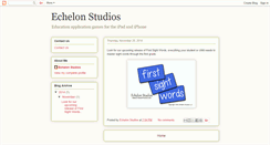 Desktop Screenshot of echelonstudios.blogspot.com