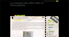 Desktop Screenshot of lecreazionidaimillecoloridimammapaola.blogspot.com