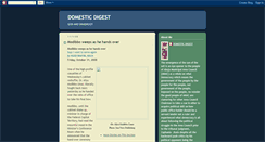 Desktop Screenshot of domesticdigest.blogspot.com