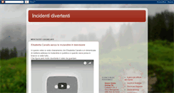 Desktop Screenshot of incidenti-divertenti.blogspot.com