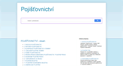 Desktop Screenshot of pojistovnictvi.blogspot.com