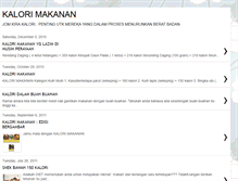 Tablet Screenshot of kalorimakanan2u.blogspot.com