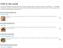 Tablet Screenshot of chefintheworld.blogspot.com