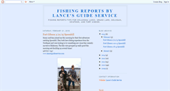 Desktop Screenshot of lancesguideservice.blogspot.com