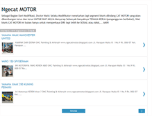 Tablet Screenshot of ngecatmotor.blogspot.com