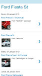 Mobile Screenshot of ford-fiesta-st.blogspot.com