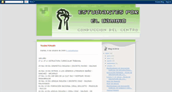 Desktop Screenshot of estudiantesxelcambiobrown.blogspot.com