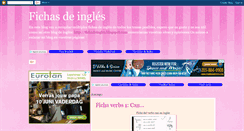 Desktop Screenshot of fichas-de-ingles.blogspot.com