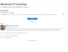 Tablet Screenshot of benchmarkitconsulting.blogspot.com