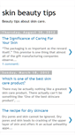 Mobile Screenshot of best-skin-beauty-tips.blogspot.com