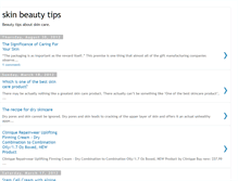 Tablet Screenshot of best-skin-beauty-tips.blogspot.com