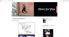 Desktop Screenshot of morsexvita.blogspot.com
