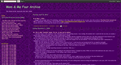 Desktop Screenshot of momandmefourarchive.blogspot.com