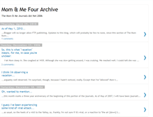 Tablet Screenshot of momandmefourarchive.blogspot.com