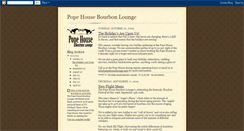 Desktop Screenshot of popehouselounge.blogspot.com