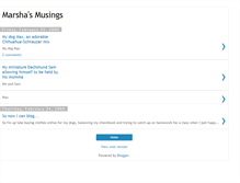 Tablet Screenshot of marshasmusings.blogspot.com
