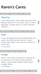 Mobile Screenshot of karencares.blogspot.com