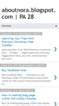 Mobile Screenshot of aboutnora.blogspot.com
