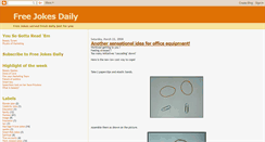 Desktop Screenshot of free-jokes-daily.blogspot.com