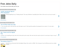 Tablet Screenshot of free-jokes-daily.blogspot.com